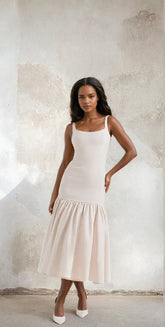 Kleid mit tiefer Taille